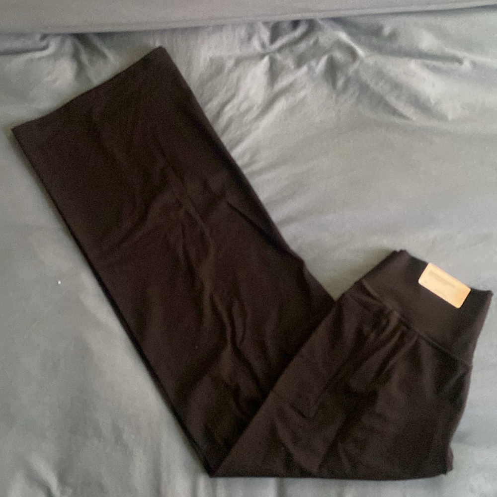 🆕 Soma Intimates High-Waist Wide-Leg Pants in Black • Size Small - Picture 7 of 7